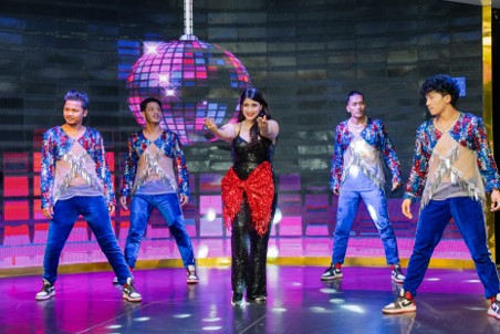 New Year performance lighting up the stage