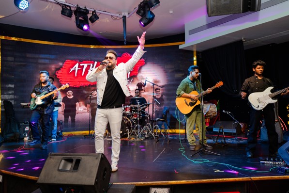 Live band rocks the Striking Countdown